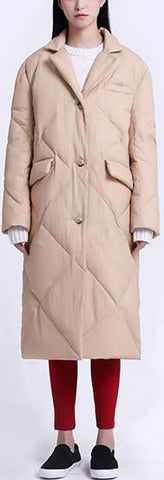 Single-Breasted Puffer Coat