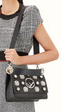 KAN I F Black Leather Bag