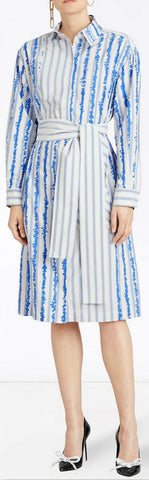 Scribble Stripe Shirt-Dress | DESIGNER INSPIRED FASHIONS