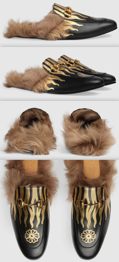 Princetown Slipper with Flames