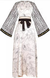 Paisley Print Long Dress | DESIGNER INSPIRED FASHIONS