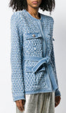 Perforated Denim Jacket