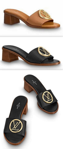 Lock it Heel Mules - Light Brown or Black