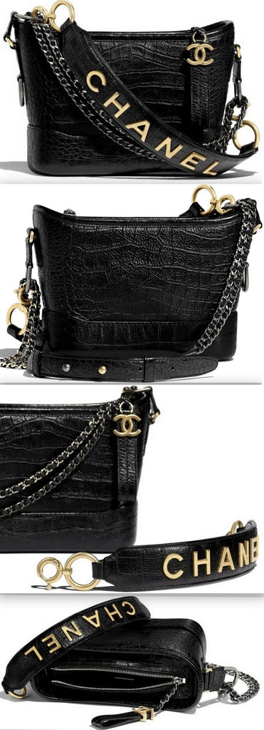 Gabrielle Small Hobo Bag, Black