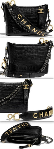 Gabrielle Small Hobo Bag, Black