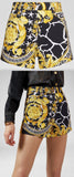 Savage Barocco Print Denim Shorts | DESIGNER INSPIRED FASHIONS