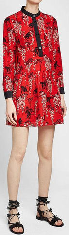 Printed Mini Dress