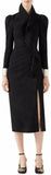 Ruffle Black Dress