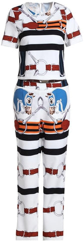 Horse Bit Print Top & Pant Set | DESIGNER INSPIRED FASHIONS