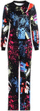 Graffiti Print Long-Sleeve Top & Pant Set