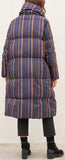 Striped Down Coat
