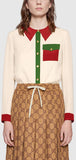 Trompe L'oeil Satin Shirt