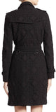 Black Kensington Lace Trench Coat - DESIGNER INSPIRED FASHIONS