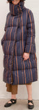 Striped Down Coat