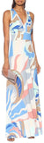 Printed Silk-Blend Maxi Dress | DESIGNER INSPIRED FASHIONS