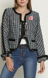 Cashmere-Blend Tweed Jacket
