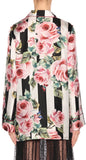 Rose & Stripe Print Pajama Set  *Limited Stock*