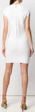 Chevron Knit Bodycon Dress, White or Black | DESIGNER INSPIRED FASHIONS