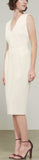 Sleeveless V-Neck Fitted Dress