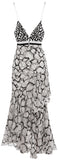 'Zoe' Printed Bikini Ruffle Lady Dress