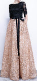 Floral Appliques Gown