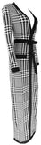 Houndstooth Stretch Cardigan/Wrap-Dress