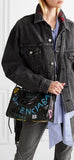 Small Classic City Printed Textured-Leather Tote