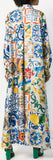 Tile Print Shirt Dress