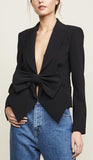 Bow-Front Blazer | DESIGNER INSPIRED FASHIONS