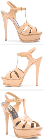 Tribute Patent Sandal-Light Nude - DESIGNER INSPIRED FASHIONS