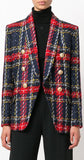 Tartan Tweed Blazer