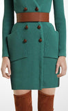 Ribbed Cardigan-Sweater Dress