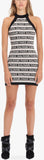 Logo-Intarsia Knitted Mini Dress | DESIGNER INSPIRED FASHIONS