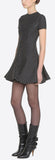 Polka Dot Print Mini Dress