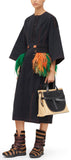 Feather Trim Coat Dress | DESIGNER INSPIRED FASHIONS