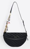 Small Jacquard Logo Belt Bag, Black