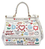 Sicily Graffiti Leather Bag