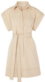 Belted Poplin Mini Dress | DESIGNER INSPIRED FASHIONS