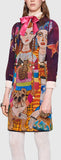 'Unskilled Worker' Print Mini Dress