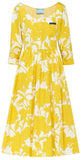 Carnation Print Poplin Dress | DESIGNER INSPIRED FASHIONS
