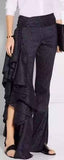 Pinstripe Ruffle Pants