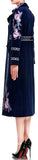 Embroidered Velvet Coat