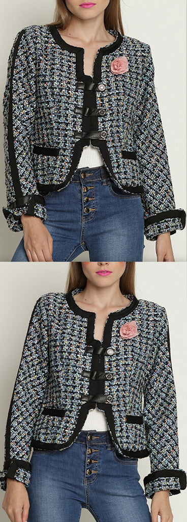 Cashmere-Blend Tweed Jacket