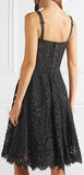 Black Corded Lace Dress