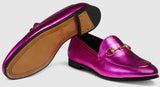 'Jordaan' Metallic Leather Loafers - (Purple, Gold, Silver) - DESIGNER INSPIRED FASHIONS
