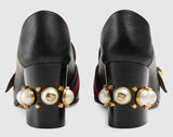 GG Leather Mid-Heel Loafer - DESIGNER INSPIRED FASHIONS