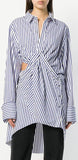 Twisted Striped Shirt