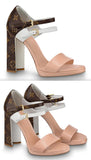 'Matchmake' Sandals - Blush
