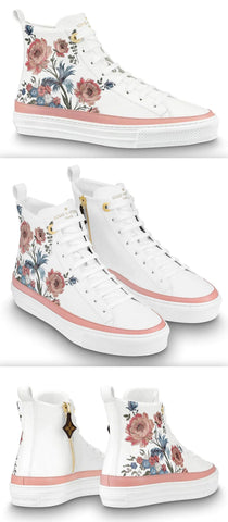 'Stellar' Floral Sneaker Boots