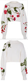 Floral Cropped Sweater